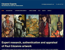 Tablet Screenshot of cezanneexperts.com